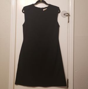 Tory Burch black stretch A line dress